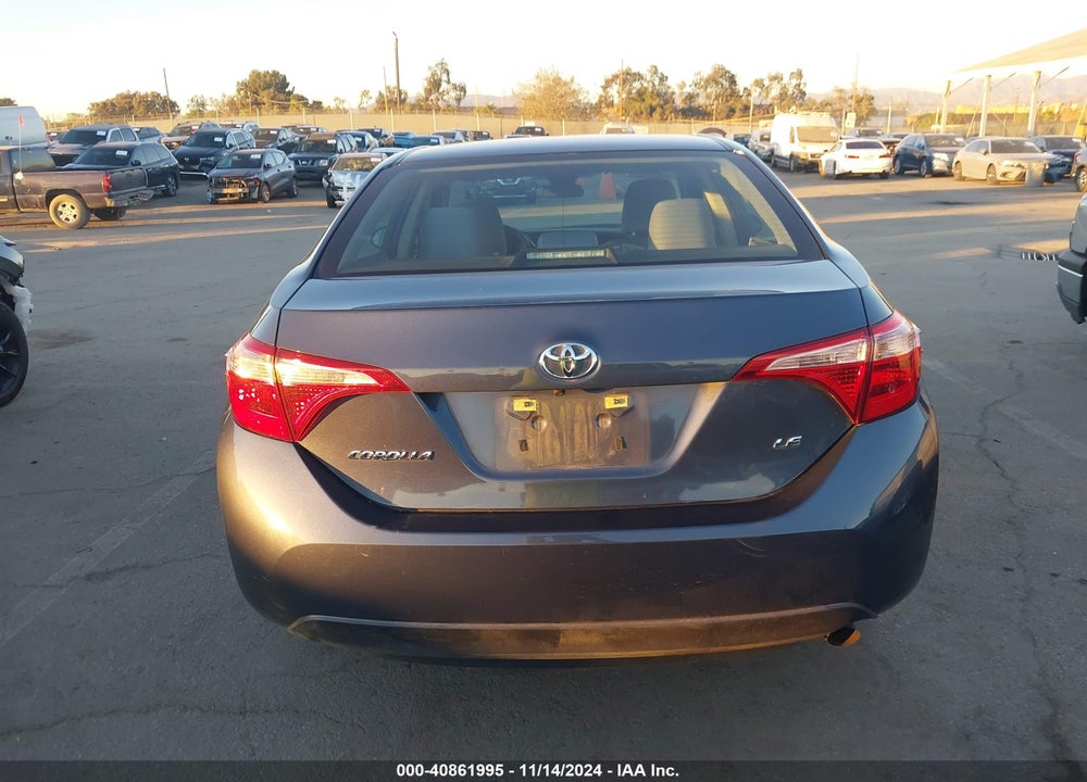 2018 TOYOTA COROLLA LE VIN: 5YFBURHE4JP765351