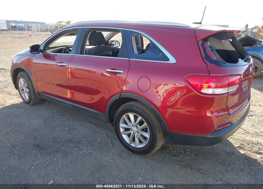 2016 KIA SORENTO 2.4L LX VIN: 5XYPG4A30GG166503