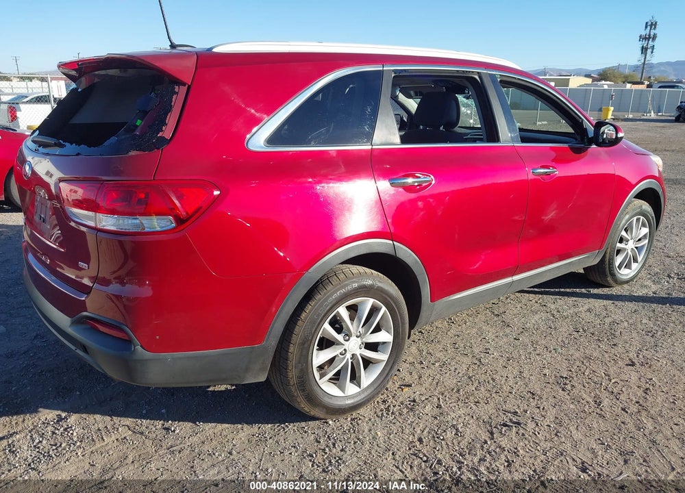 2016 KIA SORENTO 2.4L LX VIN: 5XYPG4A30GG166503