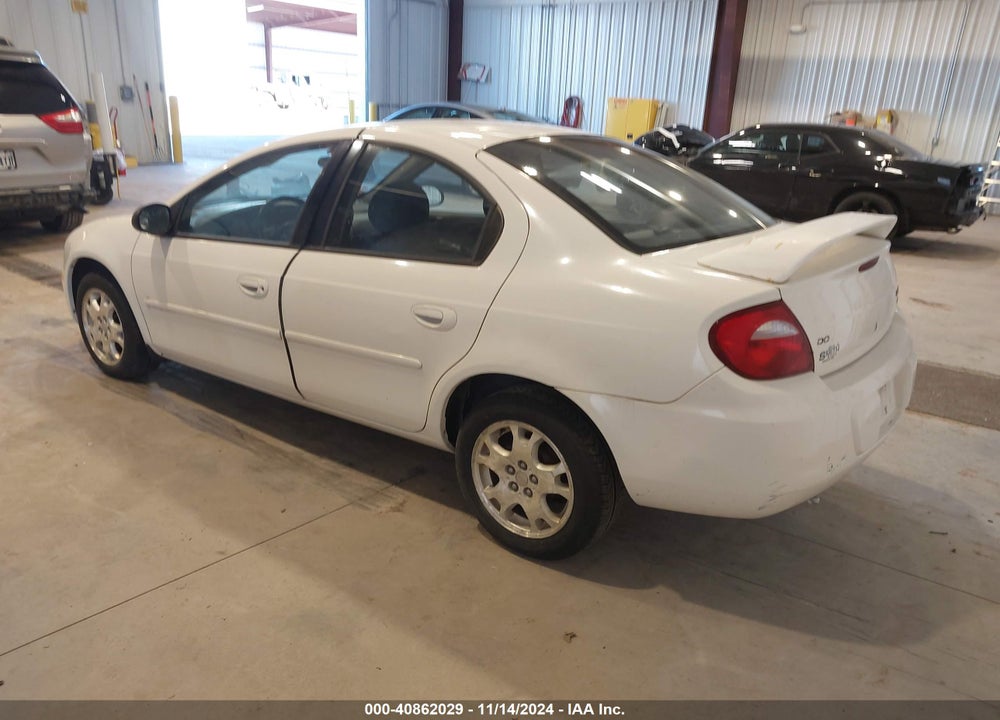 2003 DODGE NEON SXT VIN: 1B3ES56C53D178788