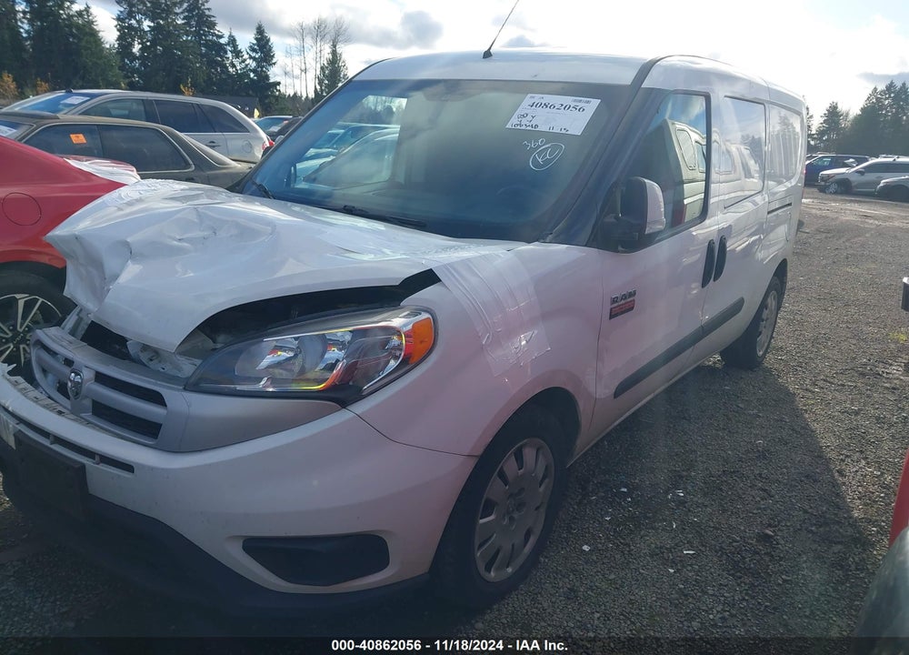 2016 RAM PROMASTER CITY TRADESMAN SLT VIN: ZFBERFBT0G6C37705
