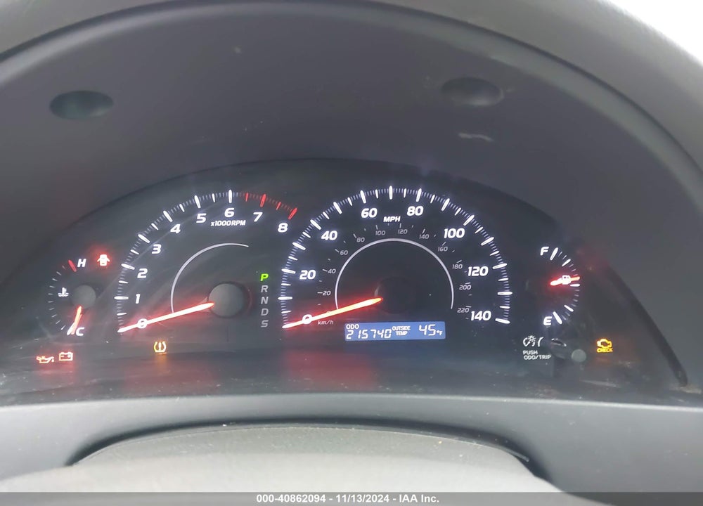 2011 TOYOTA CAMRY LE VIN: 4T1BF3EK5BU590027