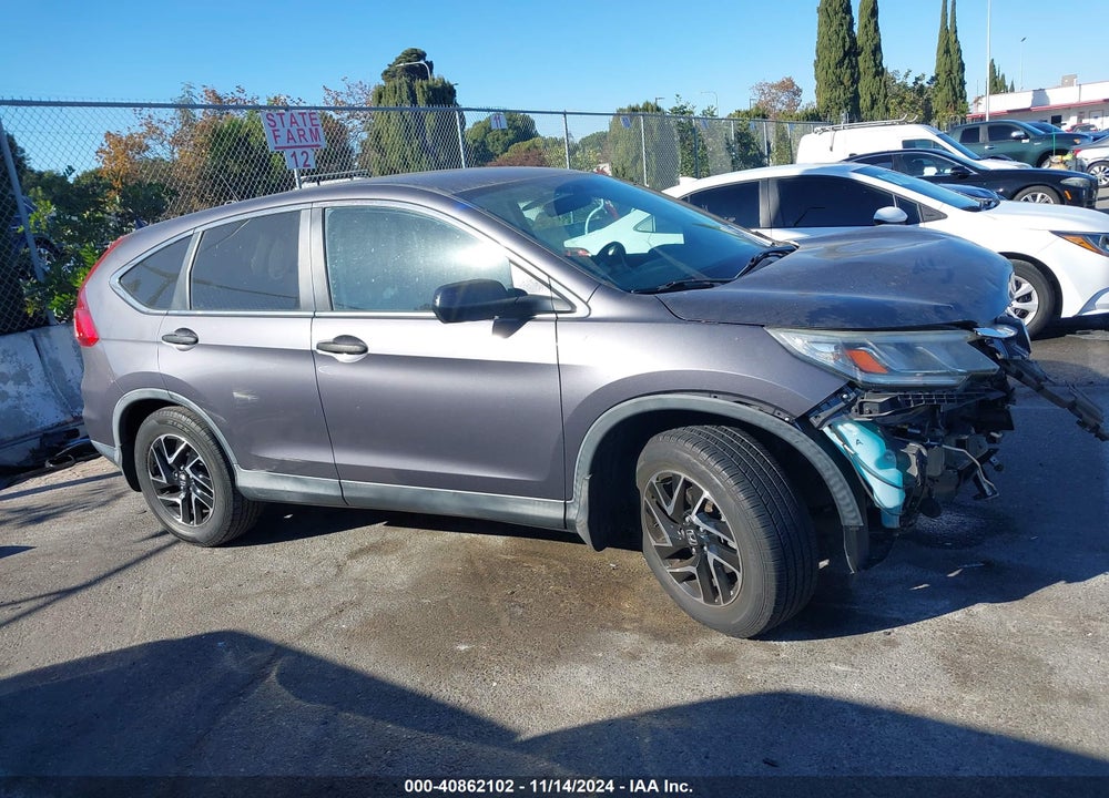 2016 HONDA CR-V SE VIN: 2HKRM3H4XGH563297