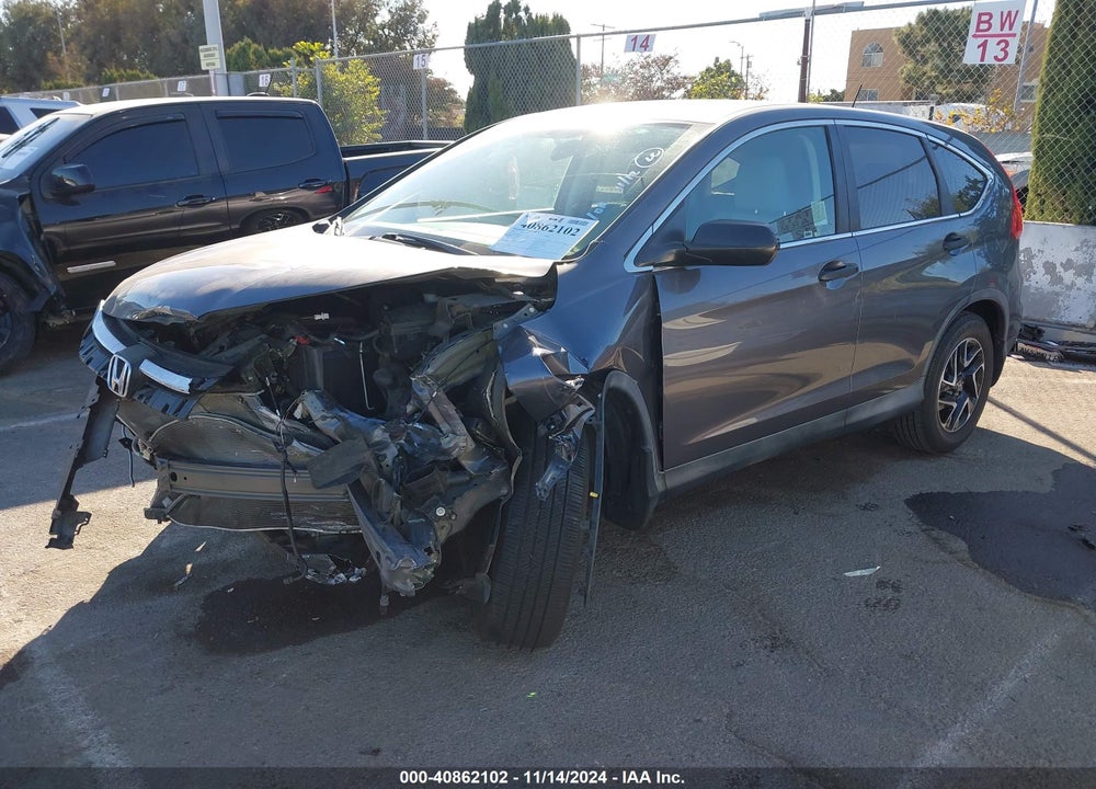 2016 HONDA CR-V SE VIN: 2HKRM3H4XGH563297