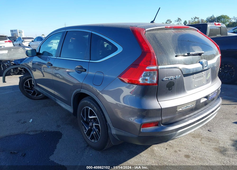 2016 HONDA CR-V SE VIN: 2HKRM3H4XGH563297