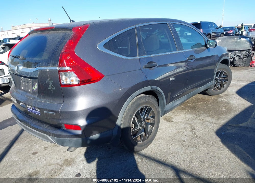 2016 HONDA CR-V SE VIN: 2HKRM3H4XGH563297