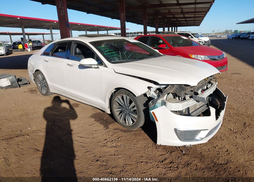 2017 LINCOLN MKZ SELECT VIN: 3LN6L5D9XHR609644