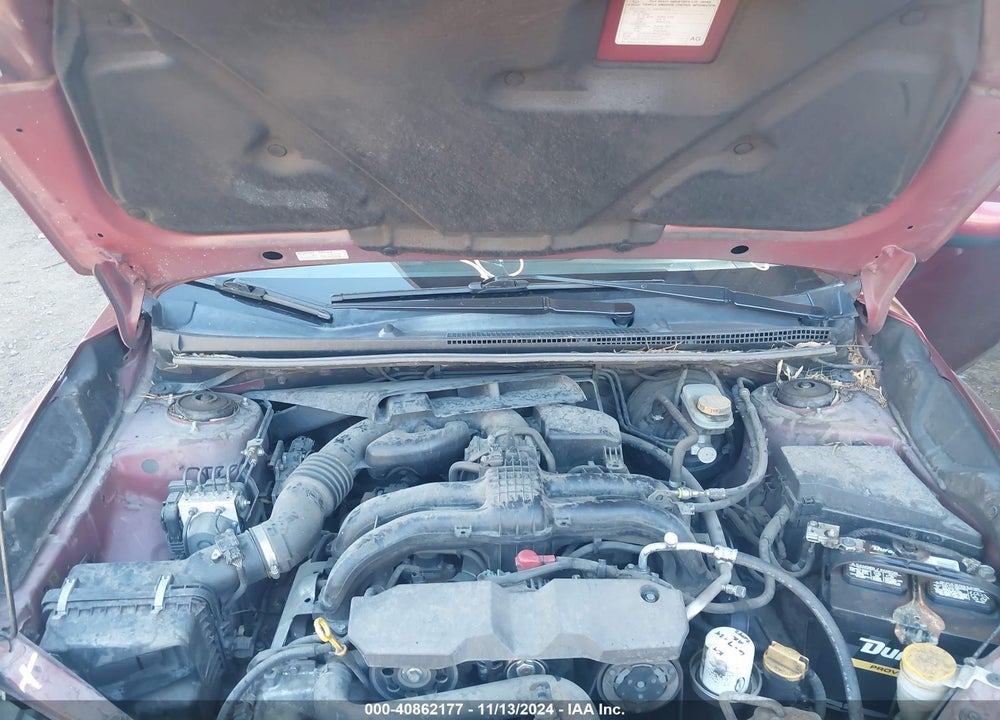 2012 SUBARU IMPREZA 2.0I PREMIUM VIN: JF1GPAD65CH225945