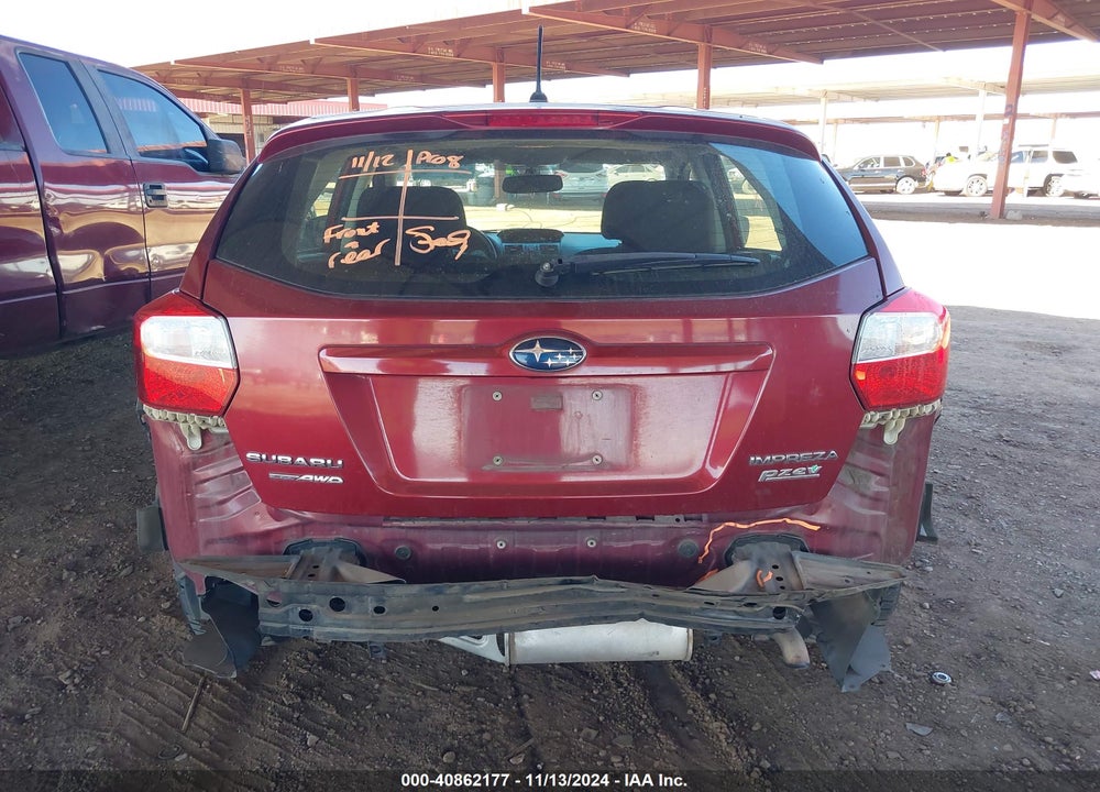 2012 SUBARU IMPREZA 2.0I PREMIUM VIN: JF1GPAD65CH225945