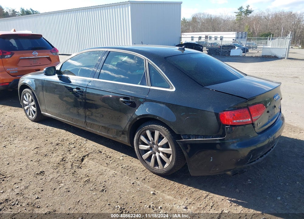 2011 AUDI A4 2.0T PREMIUM VIN: WAUFFAFL8BN025666