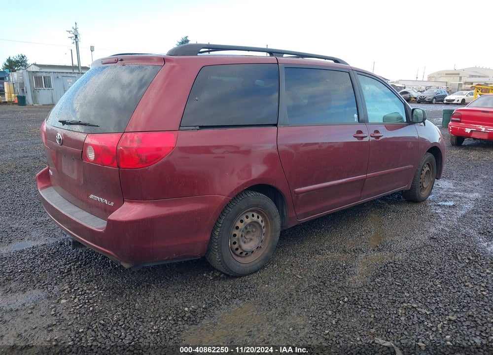 2009 TOYOTA SIENNA LE VIN: 5TDZK23C99S277968