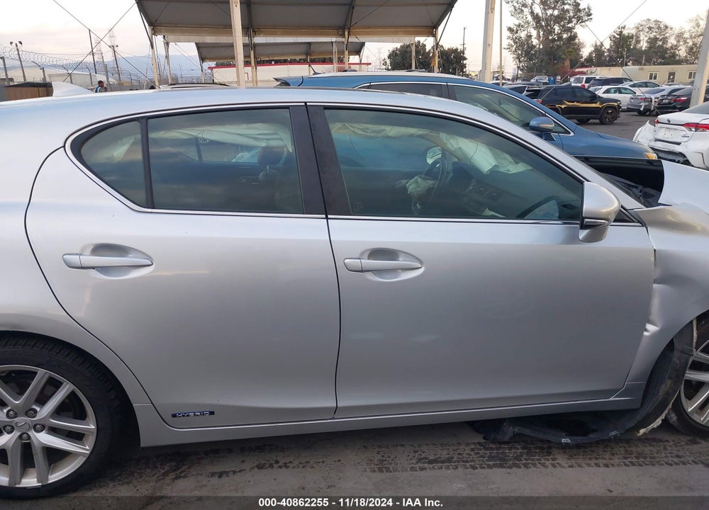 2014 LEXUS CT 200H VIN: JTHKD5BH1E2191399