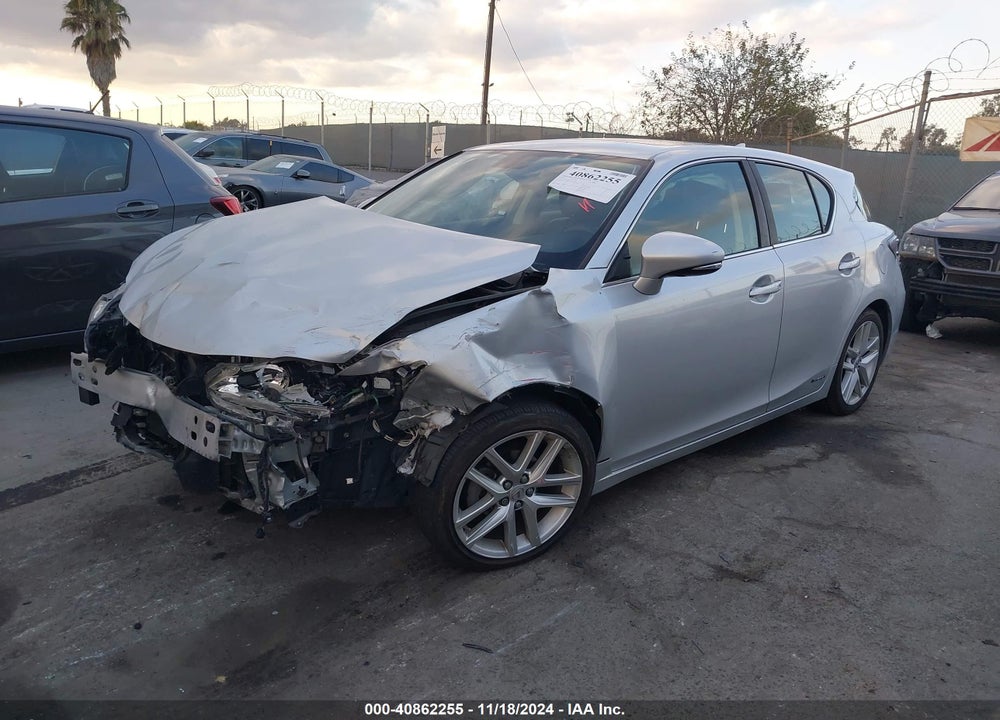 2014 LEXUS CT 200H VIN: JTHKD5BH1E2191399