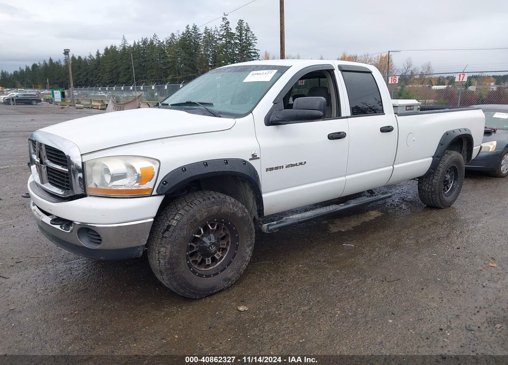 2006 DODGE RAM 2500 SLT/SPORT VIN: 3D7KS28C96G196401