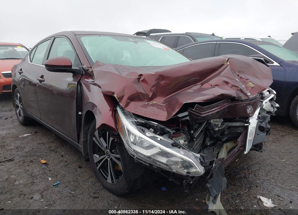 2020 NISSAN SENTRA VIN: 3N1AB8CV7LY255956