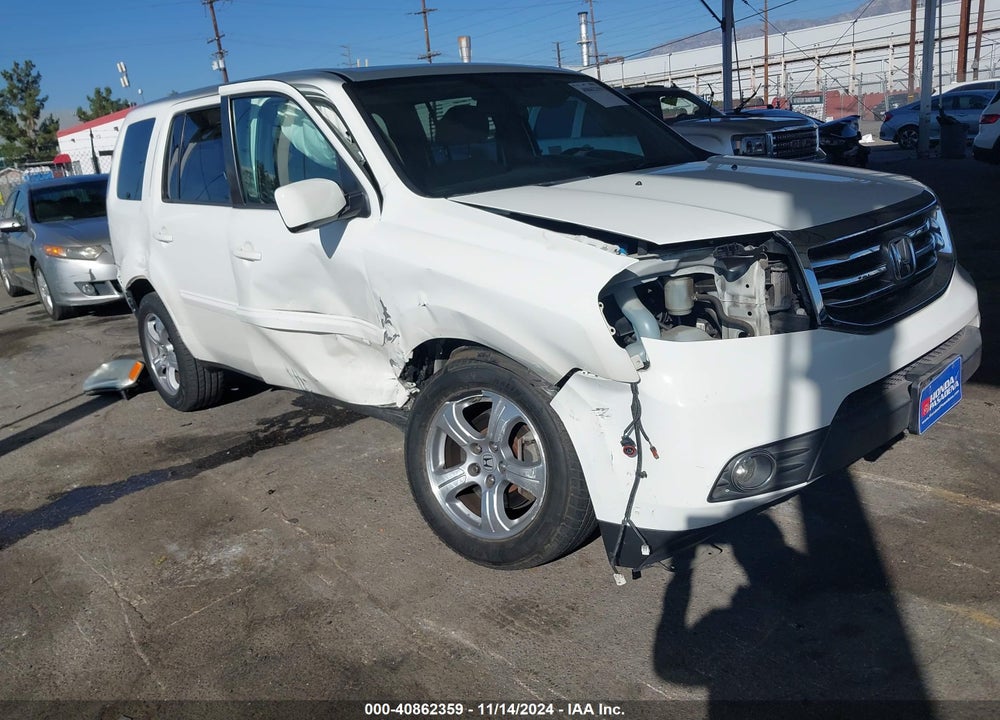 2013 HONDA PILOT EX-L VIN: 5FNYF3H54DB042696
