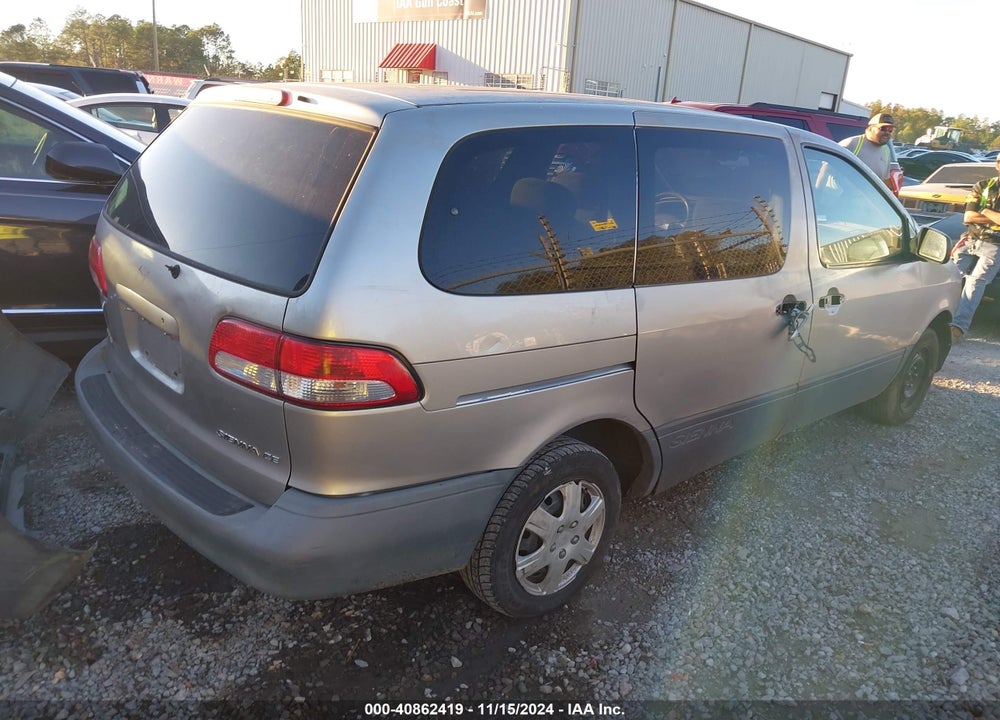 2001 TOYOTA SIENNA CE VIN: 4T3ZF19C81U398435