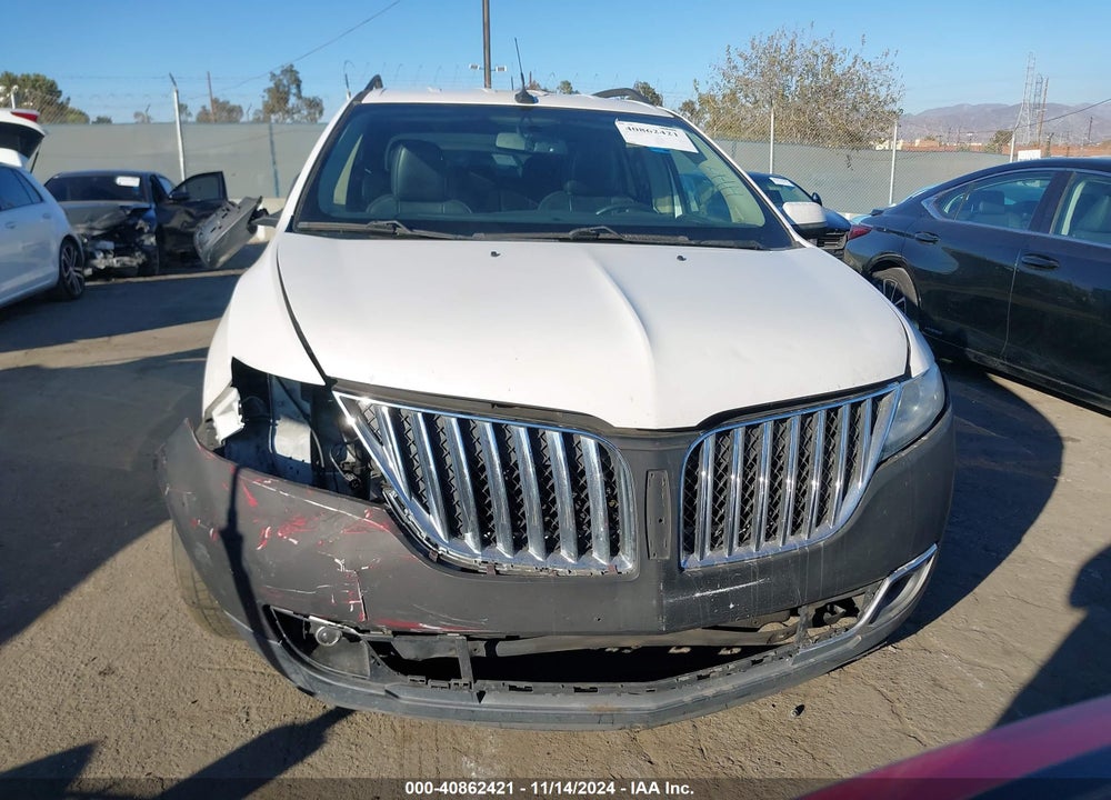 2012 LINCOLN MKX VIN: 2LMDJ6JK1CBL10890