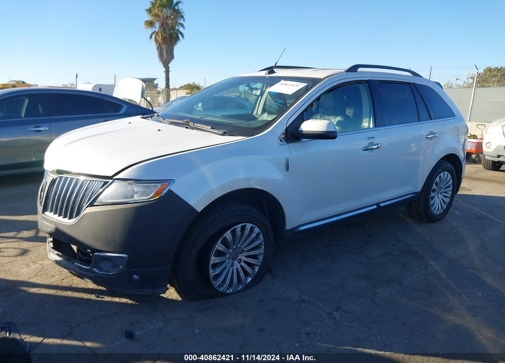 2012 LINCOLN MKX VIN: 2LMDJ6JK1CBL10890