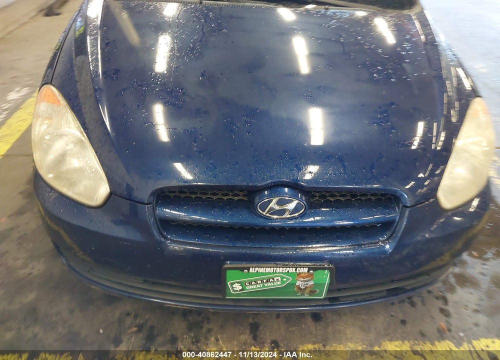 2008 HYUNDAI ACCENT GS VIN: KMHCM36C88U068258