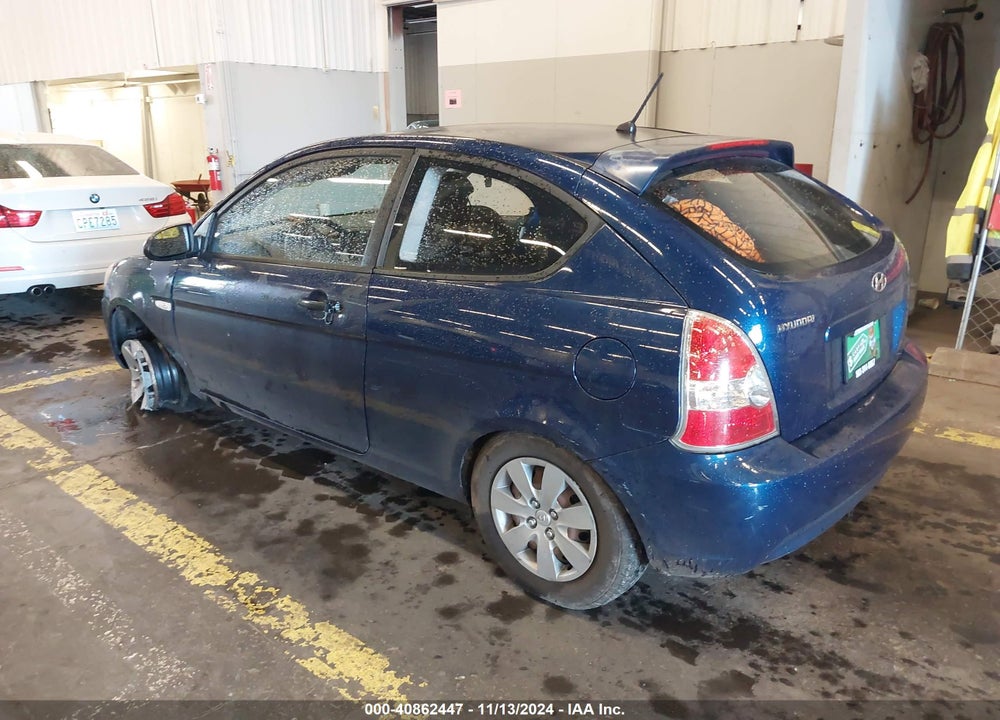 2008 HYUNDAI ACCENT GS VIN: KMHCM36C88U068258