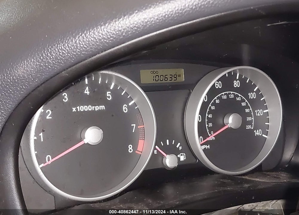 2008 HYUNDAI ACCENT GS VIN: KMHCM36C88U068258