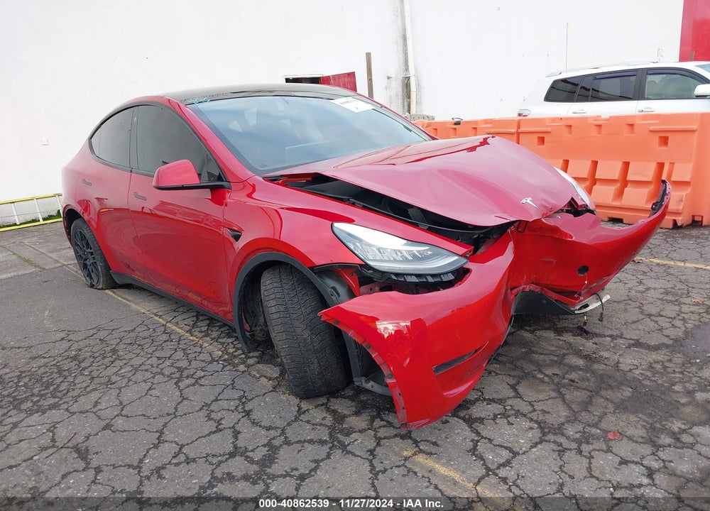 2021 TESLA MODEL Y LONG RANGE DUAL MOTOR ALL-WHEEL DRIVE VIN: 5YJYGAEE4MF200475