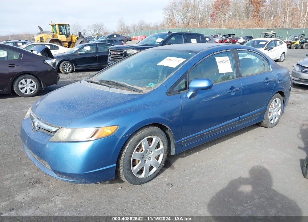 2008 HONDA CIVIC LX VIN: 1HGFA16508L044950