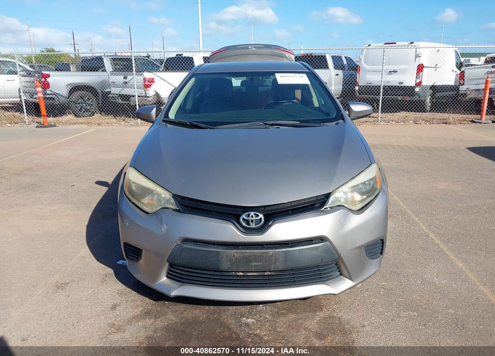 2014 TOYOTA COROLLA LE ECO/LE ECO PLUS/LE ECO PREMIUM VIN: 5YFBPRHE9EP037828