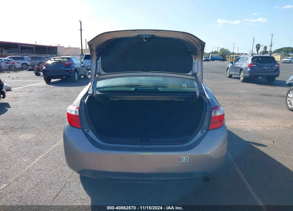2014 TOYOTA COROLLA LE ECO/LE ECO PLUS/LE ECO PREMIUM VIN: 5YFBPRHE9EP037828