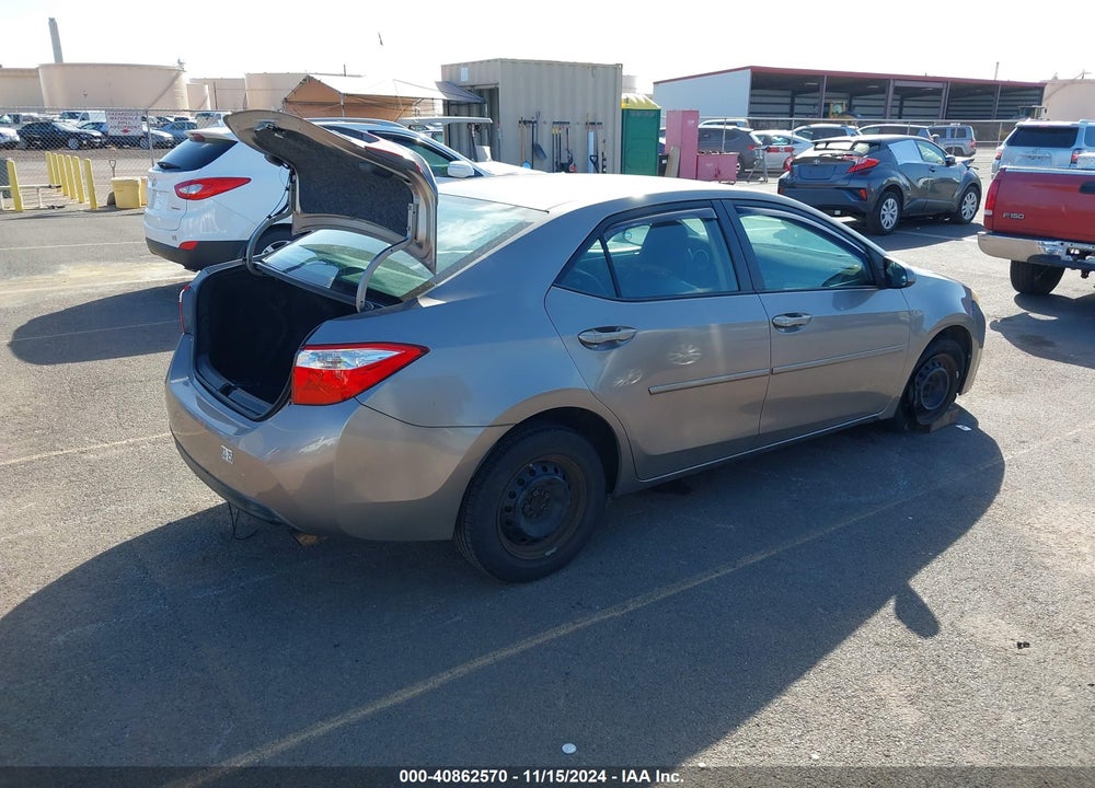 2014 TOYOTA COROLLA LE ECO/LE ECO PLUS/LE ECO PREMIUM VIN: 5YFBPRHE9EP037828