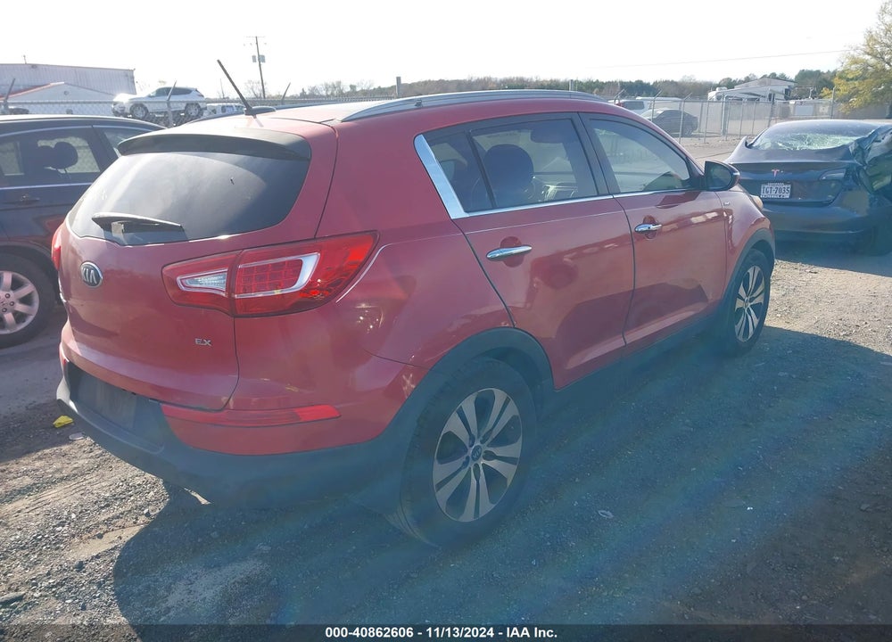 2013 KIA SPORTAGE EX VIN: KNDPCCA22D7473144