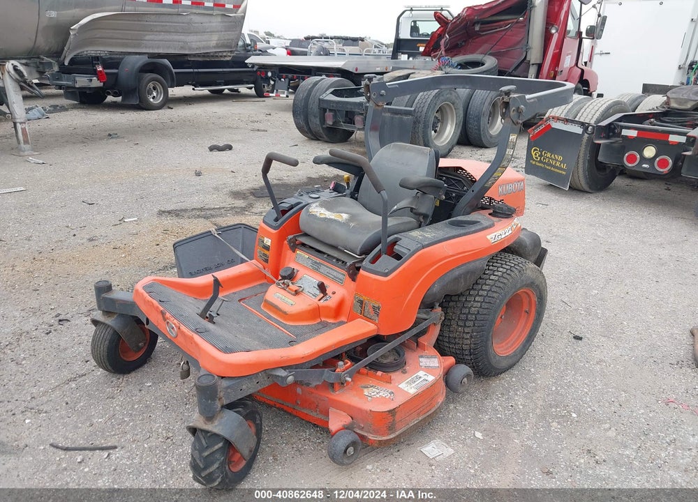 2009 KUBOTA ZG222 MOWER VIN: 12868