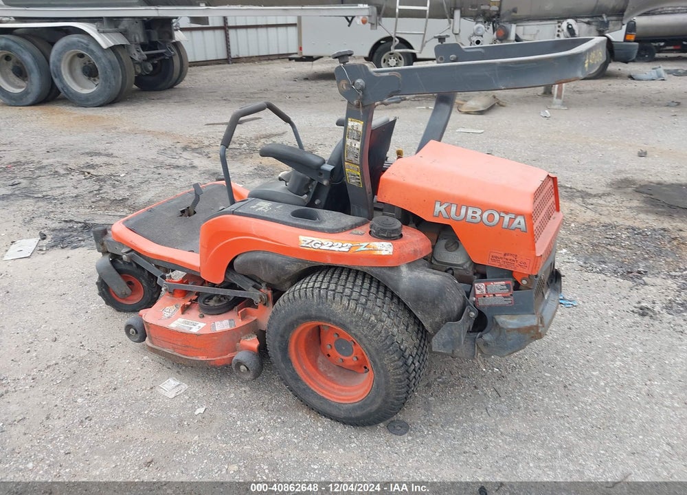 2009 KUBOTA ZG222 MOWER VIN: 12868