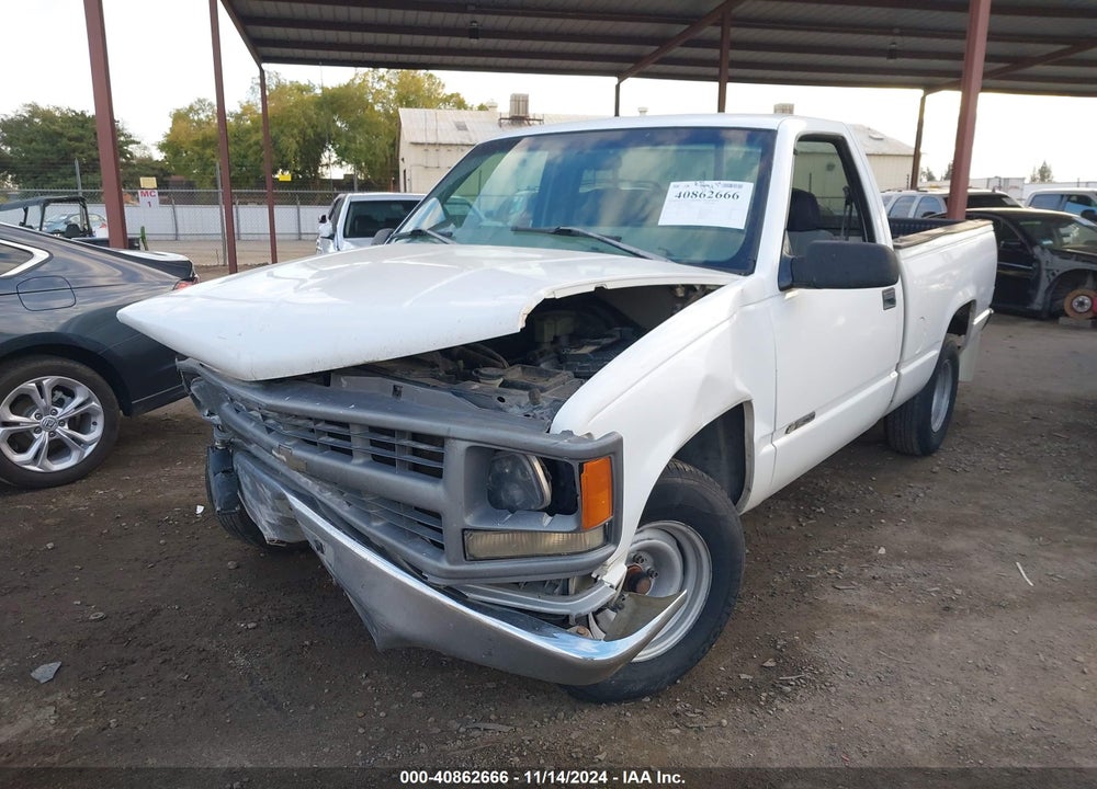 1997 CHEVROLET C1500 FLEETSIDE W/T VIN: 1GCEC14WXVZ130047