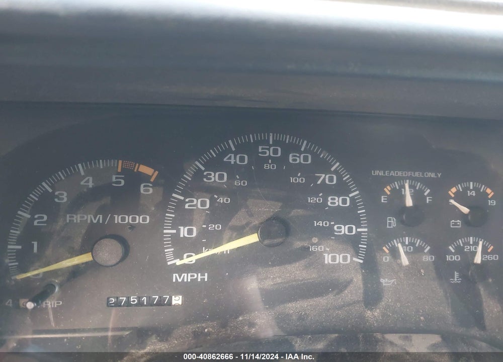 1997 CHEVROLET C1500 FLEETSIDE W/T VIN: 1GCEC14WXVZ130047