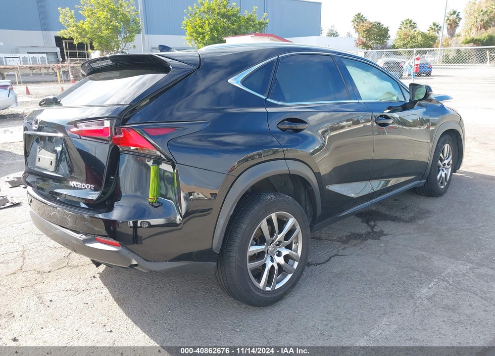 2016 LEXUS NX 200T VIN: JTJBARBZ5G2061023