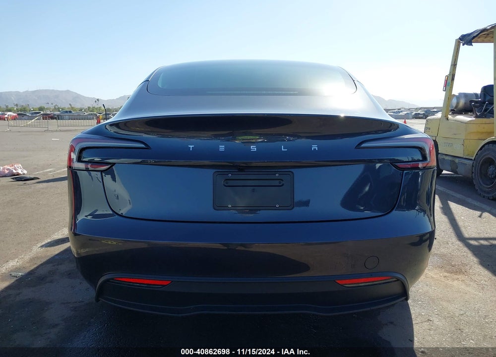 2024 TESLA MODEL 3 REAR-WHEEL DRIVE VIN: 5YJ3E1EA6RF727891
