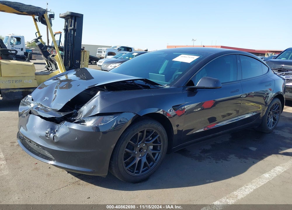 2024 TESLA MODEL 3 REAR-WHEEL DRIVE VIN: 5YJ3E1EA6RF727891