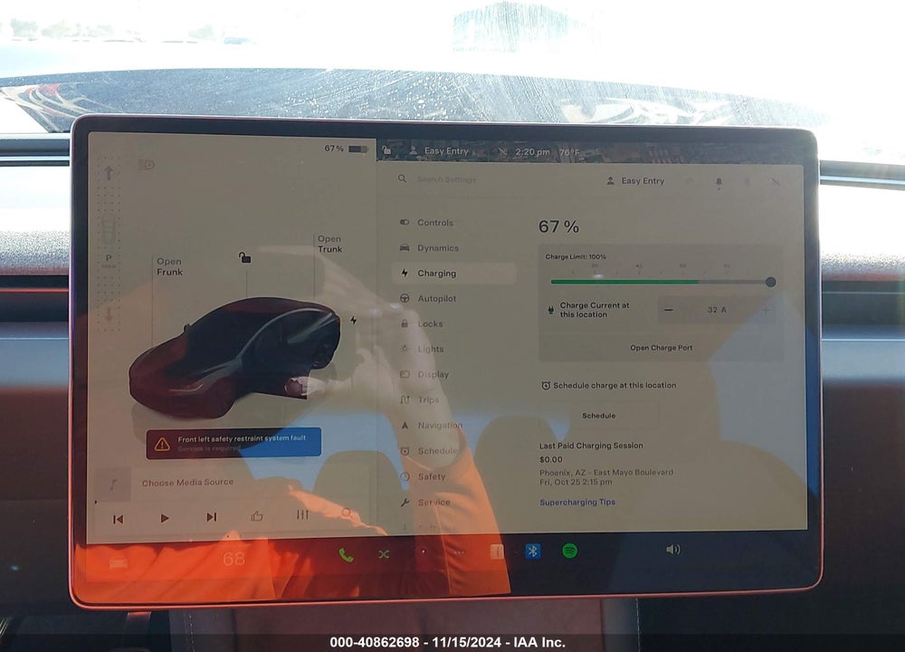 2024 TESLA MODEL 3 REAR-WHEEL DRIVE VIN: 5YJ3E1EA6RF727891