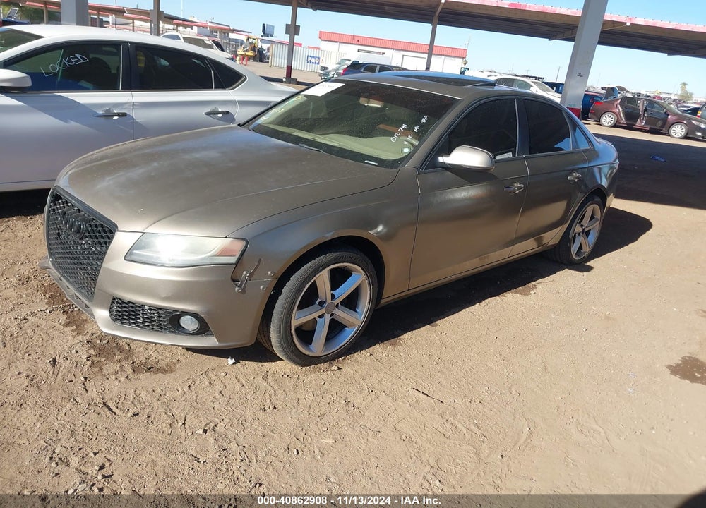 2010 AUDI A4 2.0T PREMIUM VIN: WAUAFAFL0AN012791