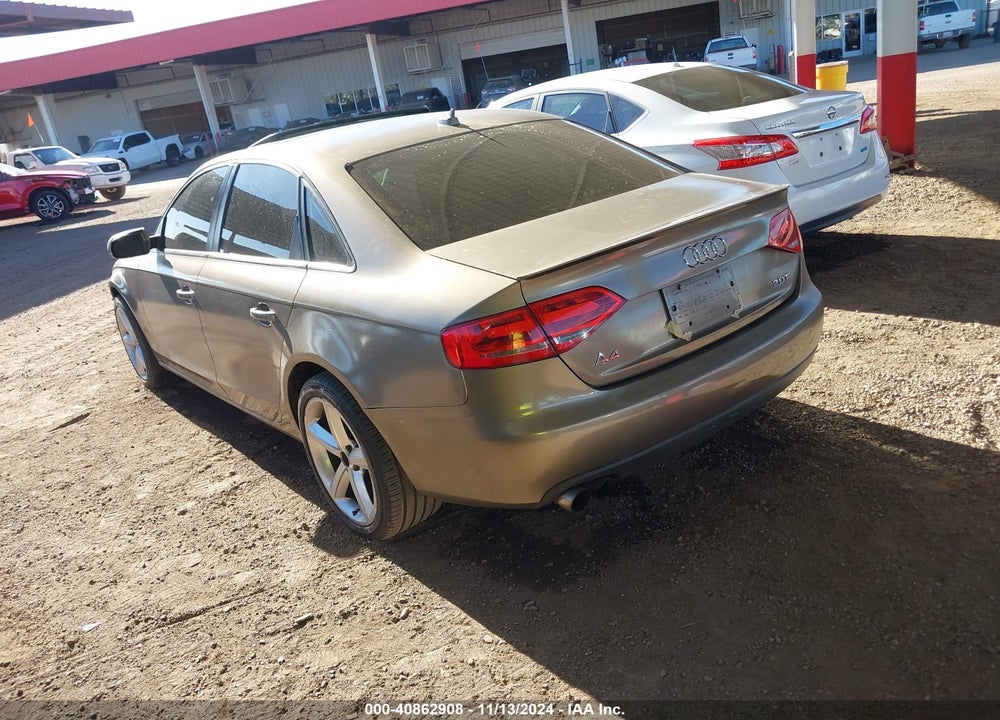 2010 AUDI A4 2.0T PREMIUM VIN: WAUAFAFL0AN012791