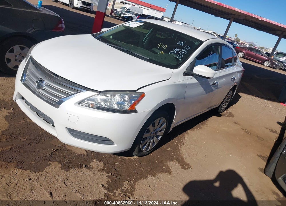 2014 NISSAN SENTRA SV VIN: 3N1AB7AP0EY309812