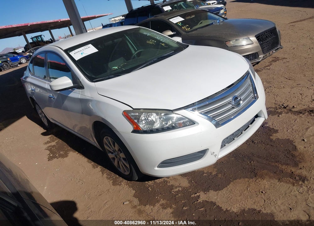 2014 NISSAN SENTRA SV VIN: 3N1AB7AP0EY309812