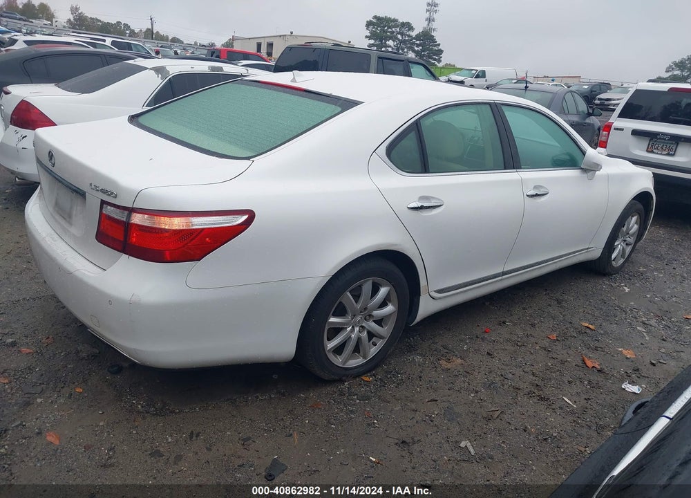 2009 LEXUS LS 460 VIN: JTHBL46F495090237