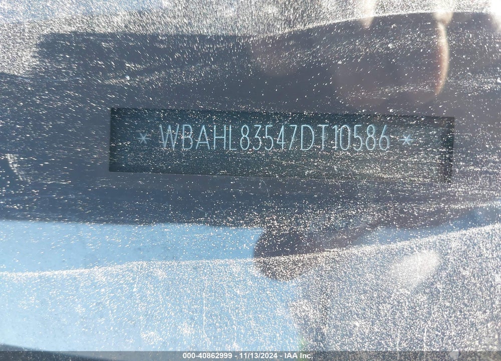 2007 BMW 750I VIN: WBAHL83547DT10586