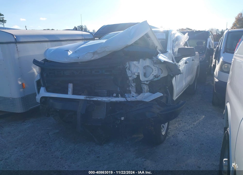2023 CHEVROLET SILVERADO 1500 4WD SHORT BED WT VIN: 1GCPDAEK7PZ203847