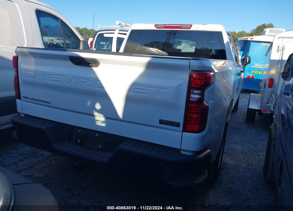 2023 CHEVROLET SILVERADO 1500 4WD SHORT BED WT VIN: 1GCPDAEK7PZ203847