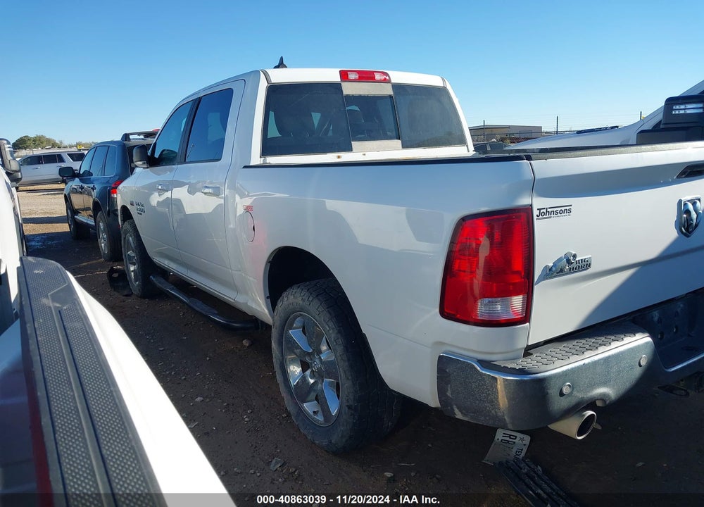 2019 RAM 1500 CLASSIC BIG HORN 4X4 5'7 BOX VIN: 1C6RR7LT3KS520736