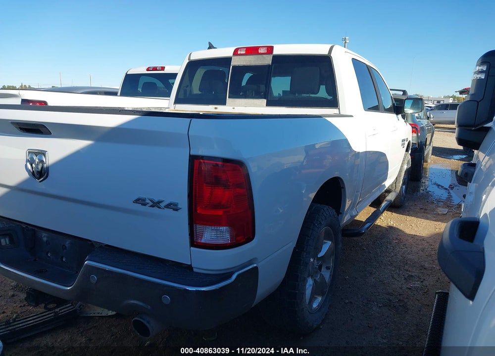 2019 RAM 1500 CLASSIC BIG HORN 4X4 5'7 BOX VIN: 1C6RR7LT3KS520736